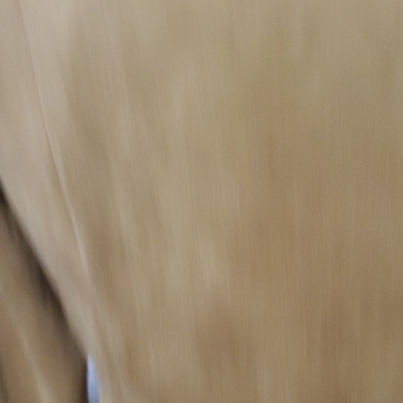 💥Allegra K Tan Long Sleeve A-Line Dress with Notched Collar - Picture 4 of 10